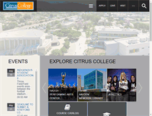 Tablet Screenshot of citruscollege.edu